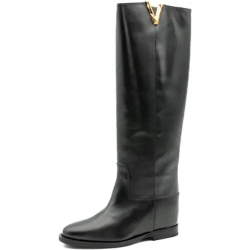 Damen Schuhe Santamonica Schwarz - Via Roma 15 - Modalova