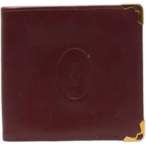 Pre-owned Leather wallets , female, Sizes: ONE SIZE - Cartier Vintage - Modalova