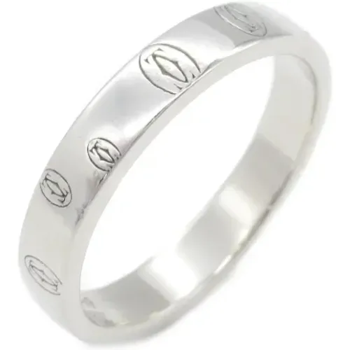 Pre-owned White Gold rings , female, Sizes: ONE SIZE - Cartier Vintage - Modalova