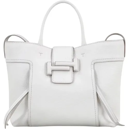 Double T Shopping Tasche - Weiß - TOD'S - Modalova