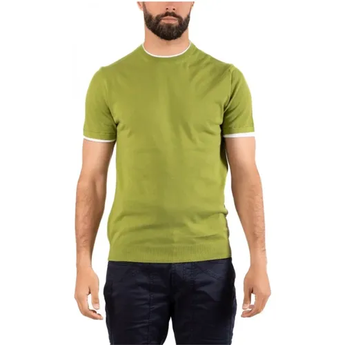 Men's Casual T-Shirt , male, Sizes: S, 2XL, XL, L, M - Daniele Fiesoli - Modalova