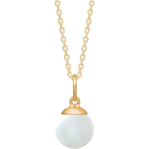 Columbine Halskette Perle , Damen, Größe: L - Frk. Lisberg - Modalova