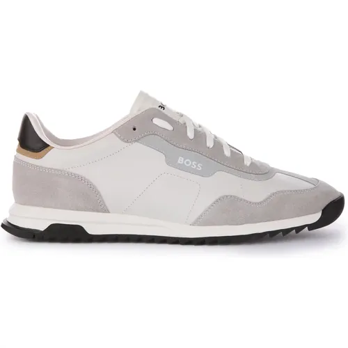 Low Profile White Trainers Men , male, Sizes: 8 UK, 11 UK, 9 UK, 10 UK - Boss - Modalova