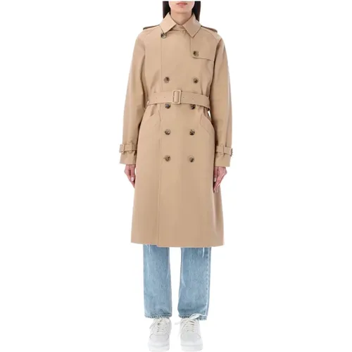 Waterproof Trench Coat with Belted Cuffs , female, Sizes: M, S - A.p.c. - Modalova