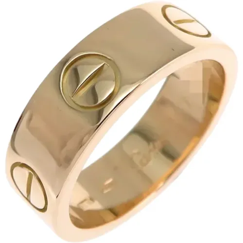 Pre-owned Gold rings , female, Sizes: ONE SIZE - Cartier Vintage - Modalova