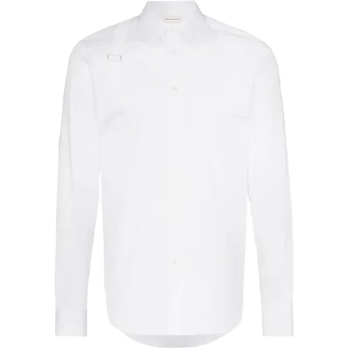 Belt Embellished Shirt , male, Sizes: XL - alexander mcqueen - Modalova