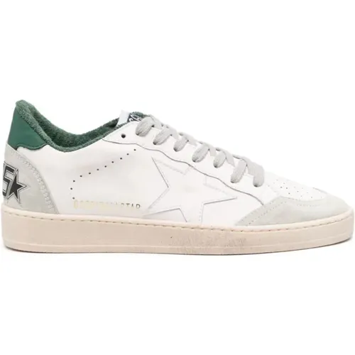 Bio Bases Sneakers with Suede Toe and Leather Heel , male, Sizes: 10 UK, 11 UK - Golden Goose - Modalova