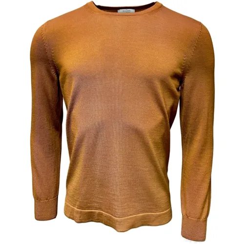 Athleisure Merino Sweater Kurkuma Beige , male, Sizes: XL, M, L - Gran Sasso - Modalova