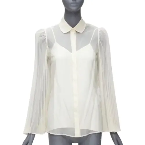 Pre-owned Silk tops , female, Sizes: XS - Gucci Vintage - Modalova