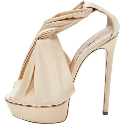 Pre-owned Satin heels , female, Sizes: 5 UK - Casadei Pre-owned - Modalova