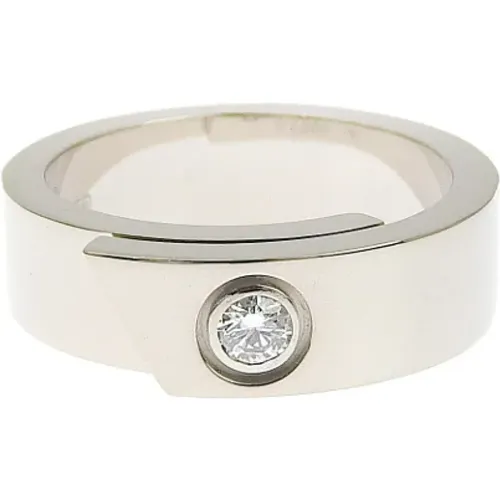 Pre-owned White Gold rings , female, Sizes: ONE SIZE - Cartier Vintage - Modalova