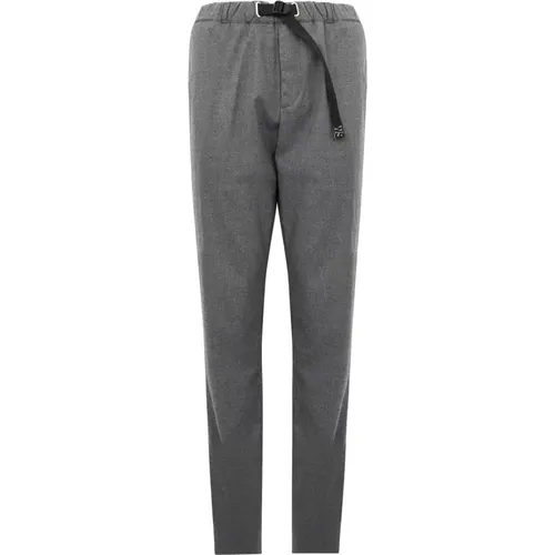 Grey Trousers with Black Belt , male, Sizes: XL, XS, L, M - White Sand - Modalova