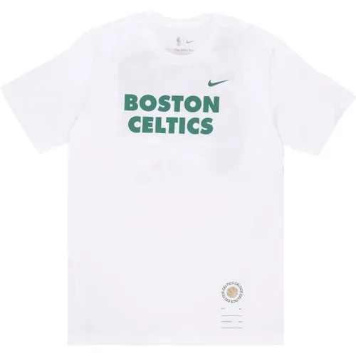 Boston Celtics Basketball Tee , Herren, Größe: 2XL - Nike - Modalova