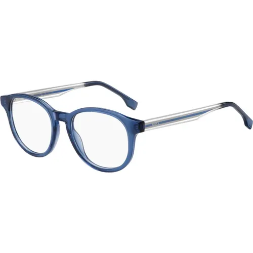 Blue Crystal Eyewear Frames , unisex, Sizes: 48 MM - Hugo Boss - Modalova