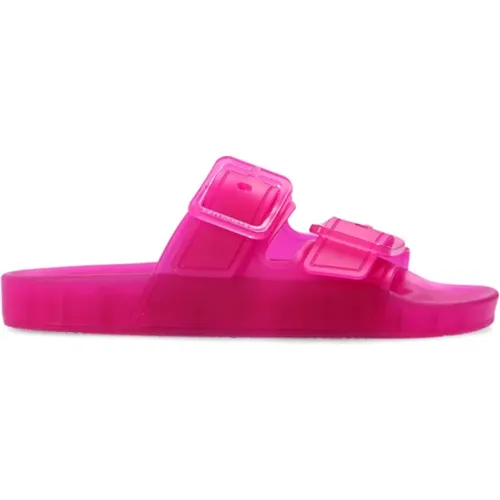 Logo Slides , female, Sizes: 3 UK, 5 UK, 4 UK - Balenciaga - Modalova