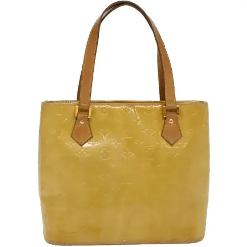 Patent Leather Louis Vuitton Houston Handbag , female, Sizes: ONE SIZE - Louis Vuitton Vintage - Modalova