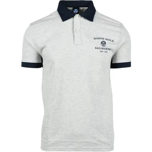 Poloshirt , Herren, Größe: L - North Sails - Modalova