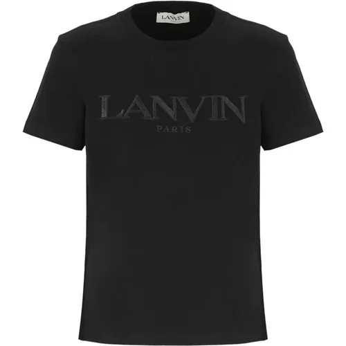 Reguläres Besticktes T-Shirt,Besticktes Regular T-Shirt - Lanvin - Modalova