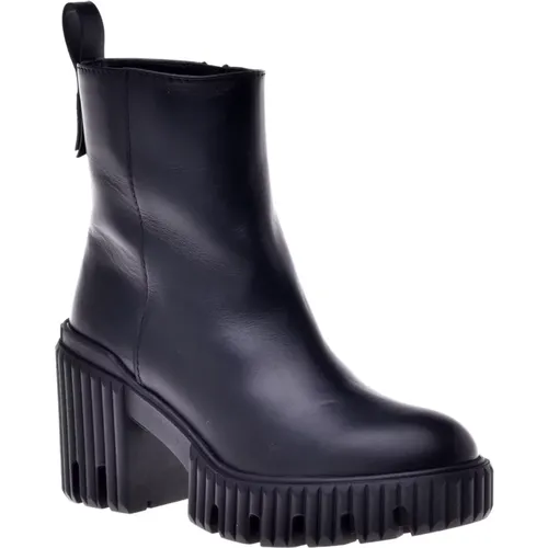 Calf leather ankle boot , female, Sizes: 2 UK - Baldinini - Modalova