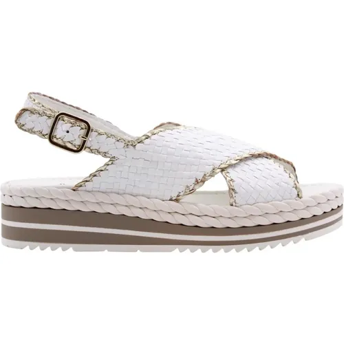 Chic Flat Sandals for Summer Style , female, Sizes: 4 UK, 6 UK - Pons Quintana - Modalova
