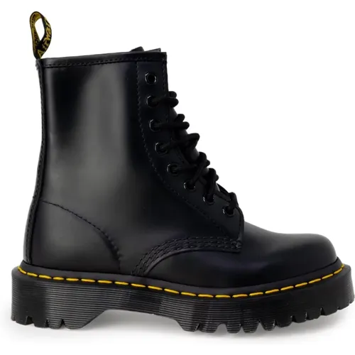 Schwarze Lederstiefeletten , Damen, Größe: 37 EU - Dr. Martens - Modalova