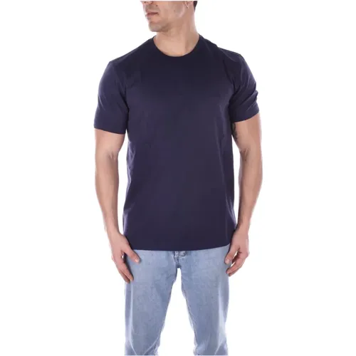 Blau Logo Front T-shirt , Herren, Größe: 3XL - Fay - Modalova