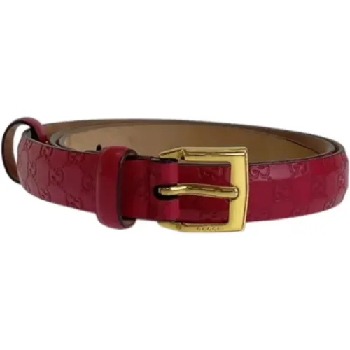 Pre-owned Leather belts , female, Sizes: ONE SIZE - Gucci Vintage - Modalova