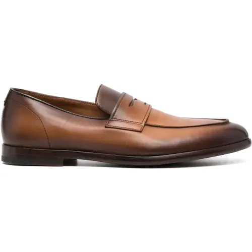 Klassische Loafers mit MC23-Detailing , Herren, Größe: 41 1/2 EU - Doucal's - Modalova