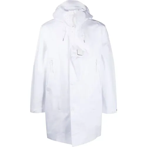 Logo Patch Hooded Coat , male, Sizes: M - C.P. Company - Modalova