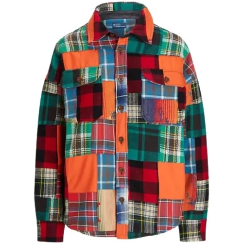 Oversized Patchwork Hemd - Polo Ralph Lauren - Modalova