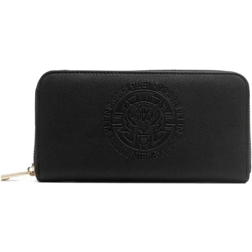 Zipper Wallet with Logo , female, Sizes: ONE SIZE - Plein Sport - Modalova