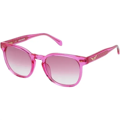 Rosa Azetat Damen Sonnenbrille - Zadig & Voltaire - Modalova