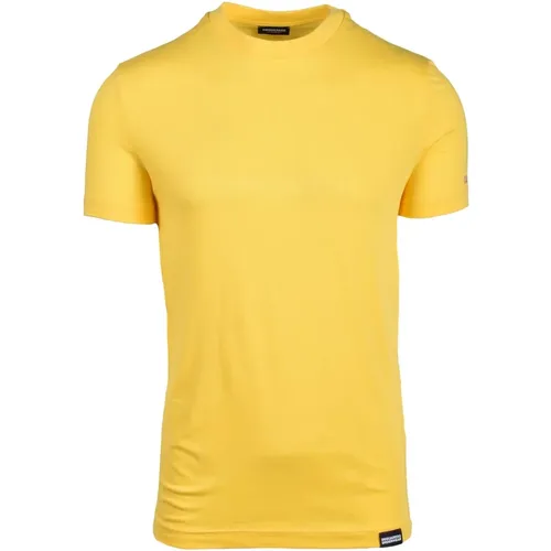 Gelbes T-Shirt für Männer - Dsquared2 - Modalova