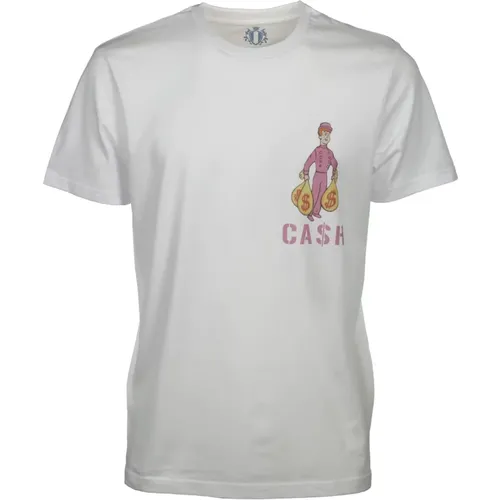 Elite Cotton T-Shirt with Frontal Print , male, Sizes: L, M, S - Equipe 55 - Modalova