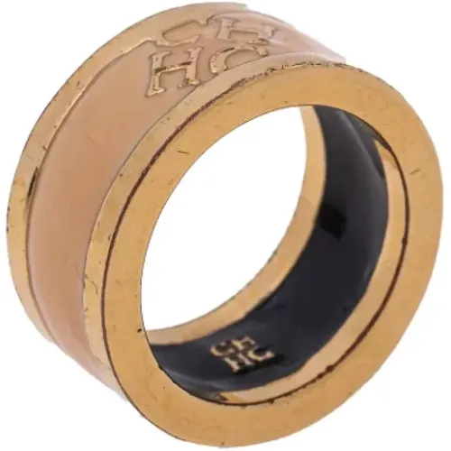 Pre-owned Plastic rings , female, Sizes: ONE SIZE - Carolina Herrera Pre-owned - Modalova