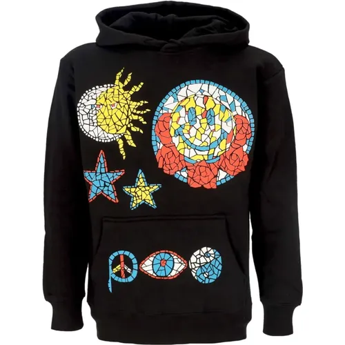 Smiley Mosaic Hoodie Herren Hoodie , Herren, Größe: M - MARKET - Modalova