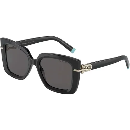 Dark Grey Sonnenbrillen TF 4205 , Damen, Größe: 53 MM - Tiffany - Modalova