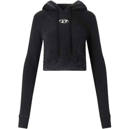 Schwarze Pullover für Männer , Damen, Größe: XS - Diesel - Modalova