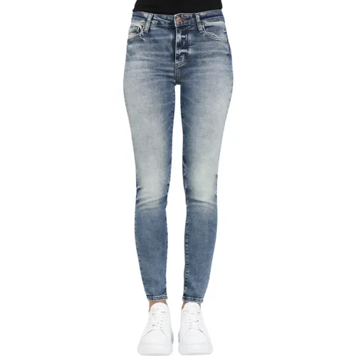 Indigo Denim Super Skinny Jeans,Slim-fit Jeans - Armani Exchange - Modalova