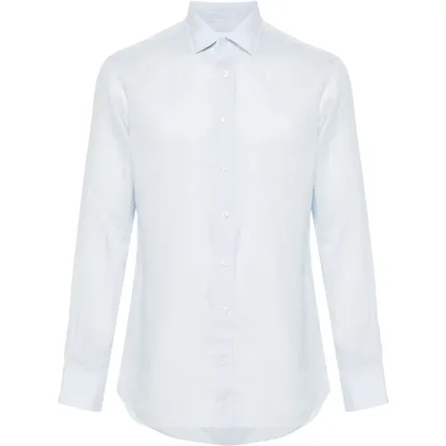 Hellblau Hemd,Weißes Herrenhemd,Braunes Hemd - Lardini - Modalova