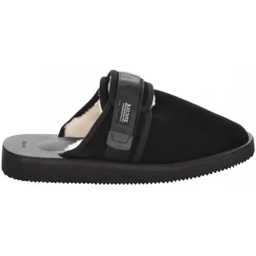 Wait a Moment, Zavo Mab Man Leather Sandals , male, Sizes: 8 UK, 6 UK, 10 UK, 9 UK, 7 UK - Suicoke - Modalova