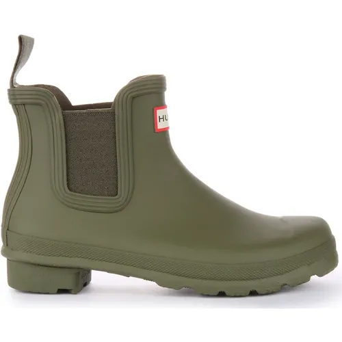 Chelsea Boot in Olive for Women , female, Sizes: 7 UK, 6 UK, 5 UK, 4 UK, 9 UK - Hunter - Modalova