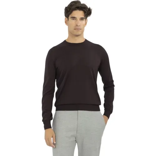 Royal Merino Jersey Stylischer Pullover - Filippo De Laurentiis - Modalova