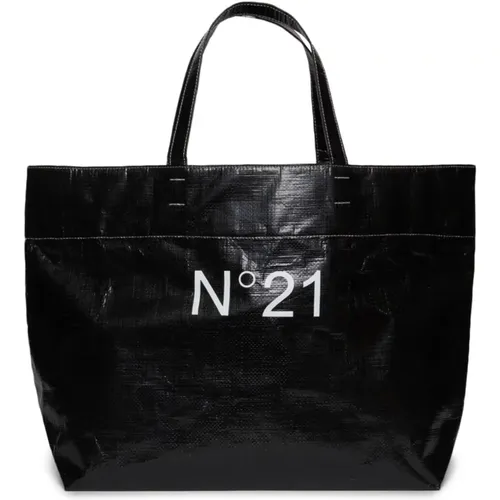 Plastik Shopper Tasche mit institutionellem Logo - N21 - Modalova