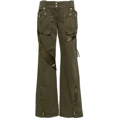 Military Trousers with Pocket , female, Sizes: 2XS, S, XS, M - Blumarine - Modalova