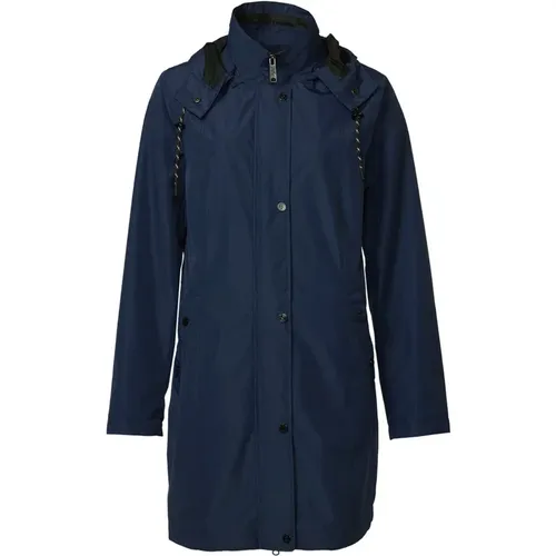 Gilda Regenjacke Navy , Damen, Größe: L - Danwear - Modalova