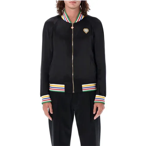 Silk Souvenir Jacket , male, Sizes: M - Casablanca - Modalova