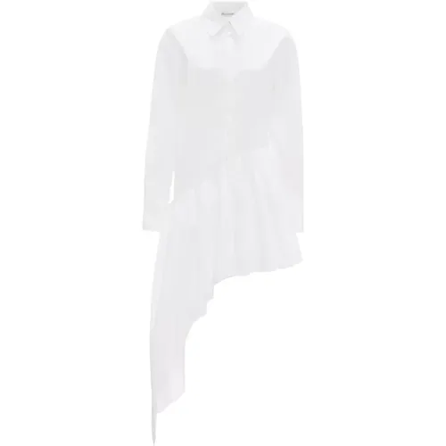 Mini Dress with Asymmetric Waist , female, Sizes: S, XS - JW Anderson - Modalova