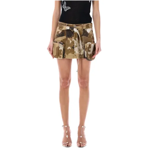 Womens Clothing Skirts Camouflage Ss24 , female, Sizes: S - Blumarine - Modalova