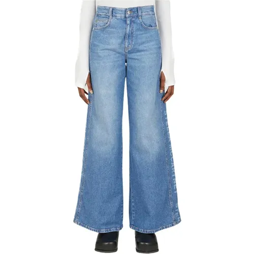 Gelaserte Logo Jeans , Damen, Größe: W27 - Stella Mccartney - Modalova
